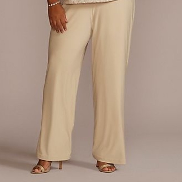 David’s Bridal Chiffon Plus Size 16W Pants - Picture 5 of 6